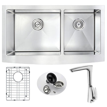 ANZZI ELYSIAN Series KAZ3320-034B Kitchen Sink Kitchen Sink ANZZI
